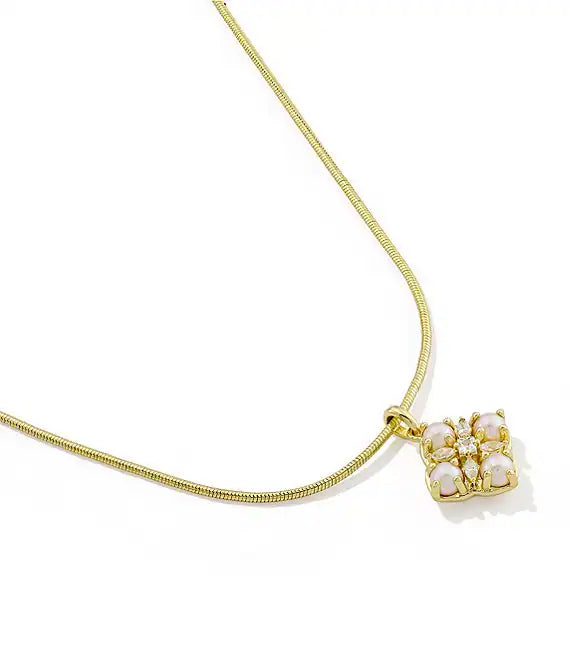 Kendra Scott Dira Pendant Necklace - Gold/Pearl