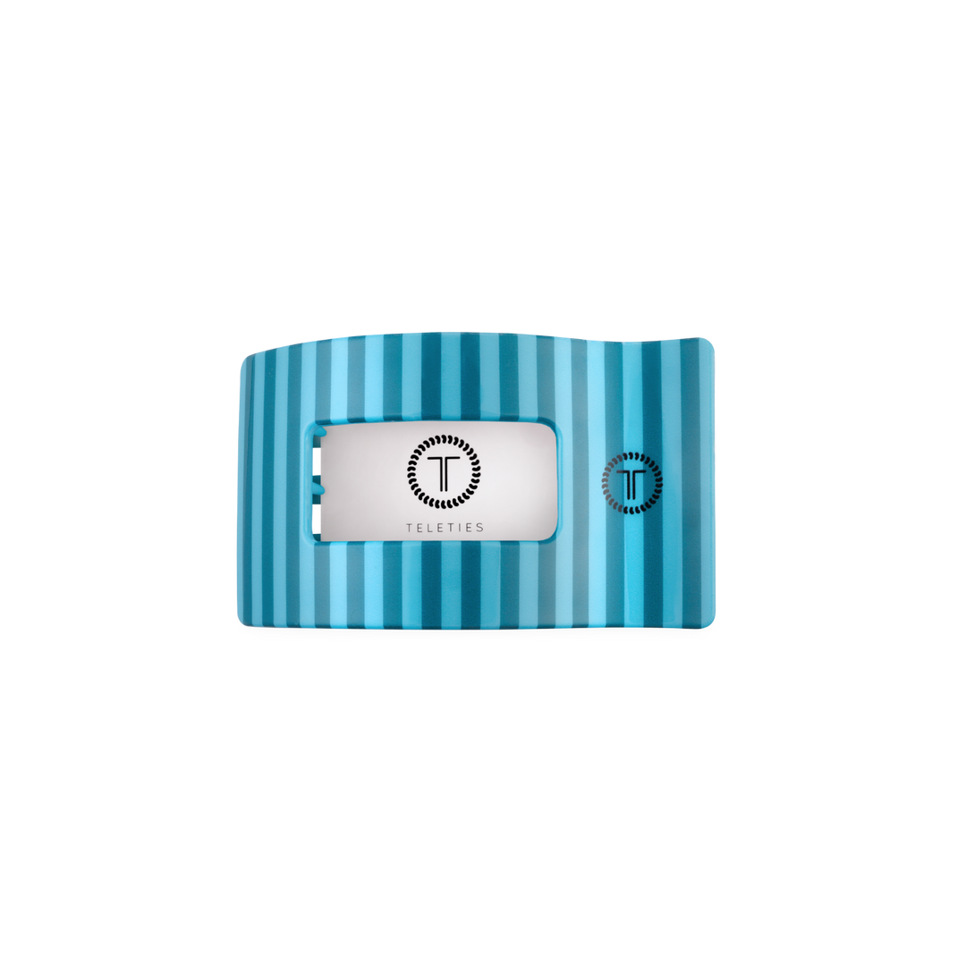 TELETIES - Splash Zone | Small | Flat Rectangle Hair Clip