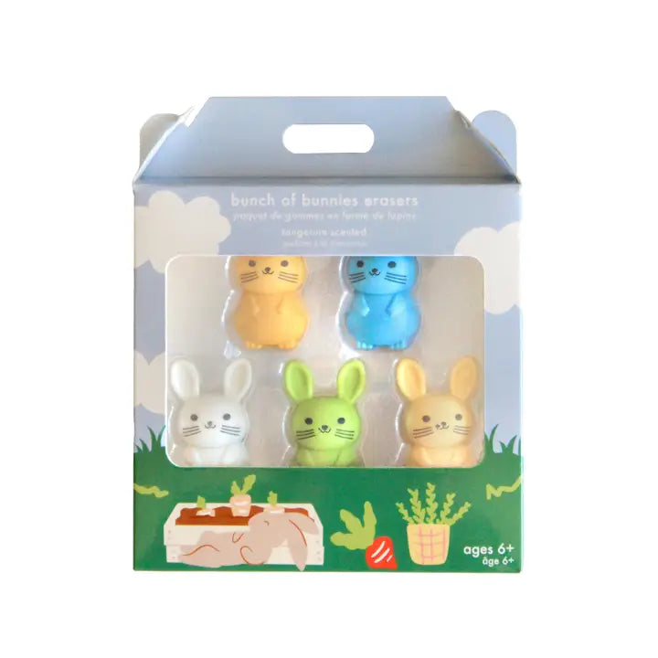 Bunnies Eraser Set