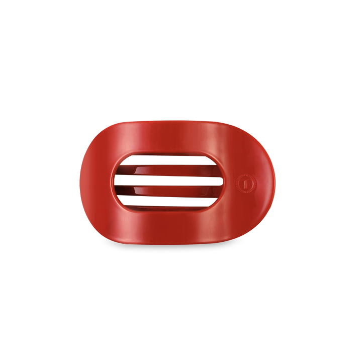 TELETIES - Flat Round Hair Clip | Small | Red Carpet Ready
