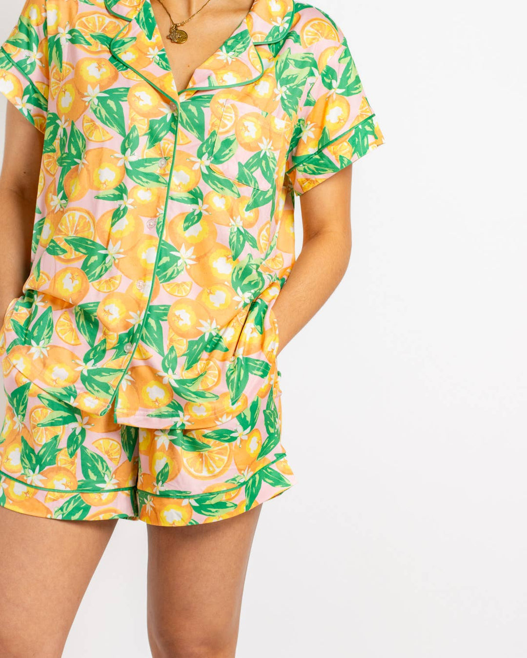 Orange Grove Sleep Shorts