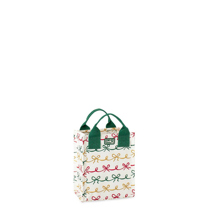 Christmas Bows Reusable Gift Bag (Mini)