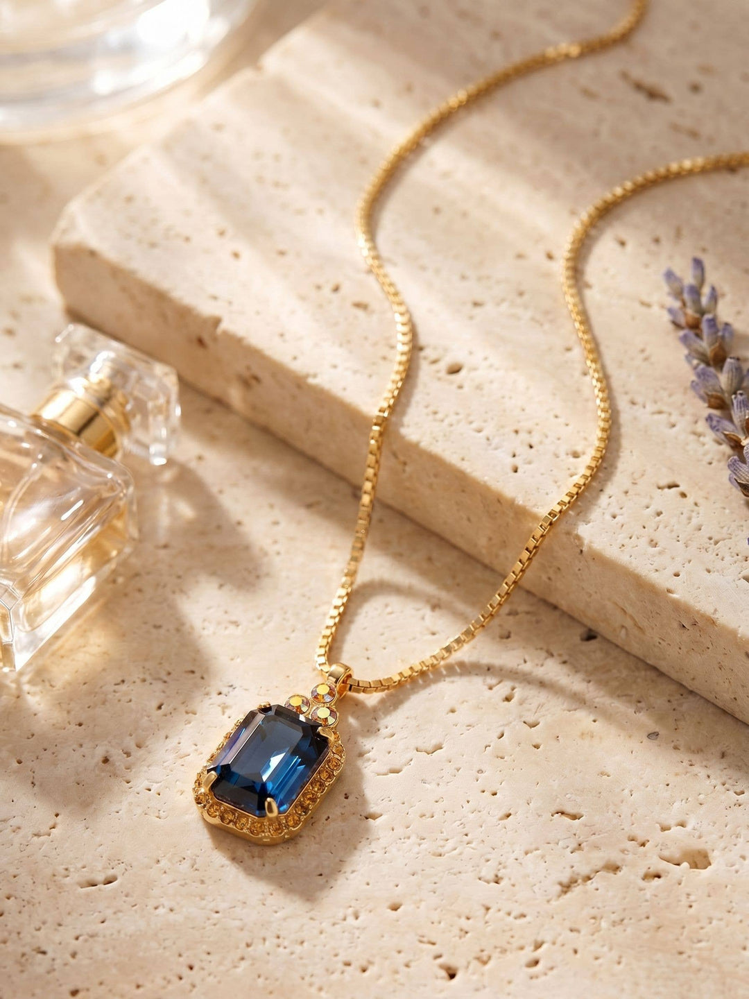 Brynn Embellished Pendant Necklace - NFZ150BGDNM