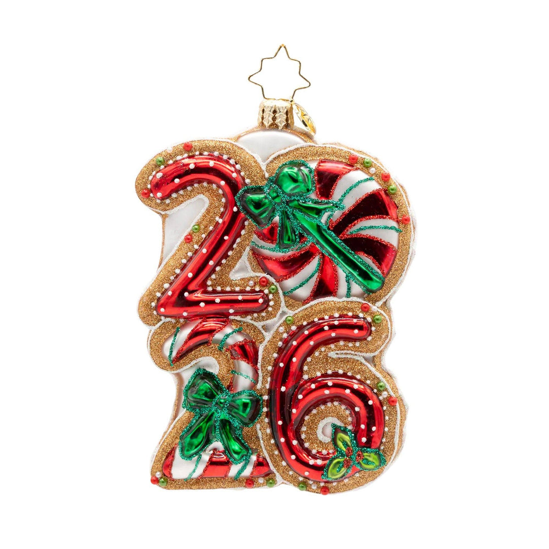 Holiday Glass Ornament – Sweet Start to 2026