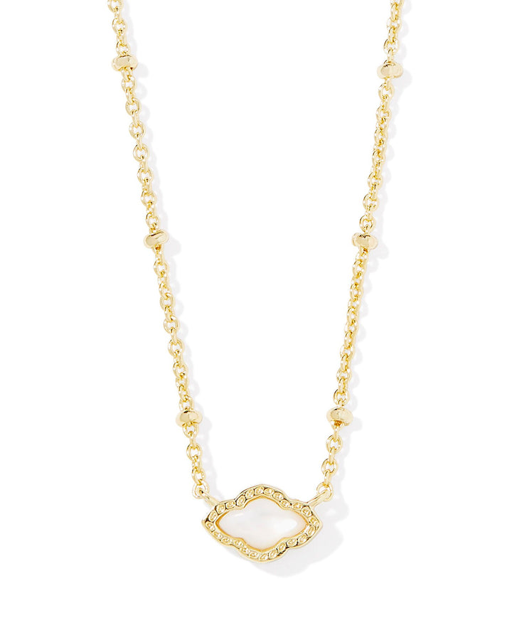 Kendra Scott Mini Abbie Satellite Short Pendant Necklace - Gold