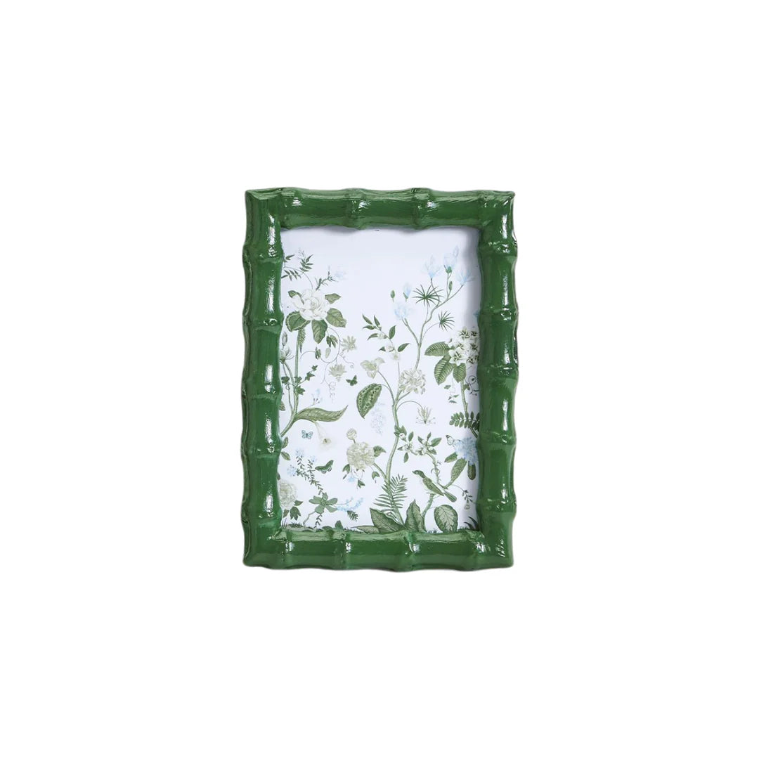 Countryside Green Faux Bamboo Photo Frame