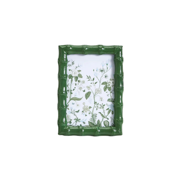 Countryside Green Faux Bamboo Photo Frame