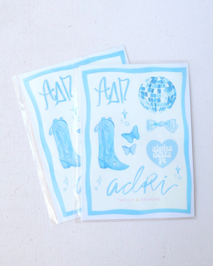 Greek Sticker Sheet