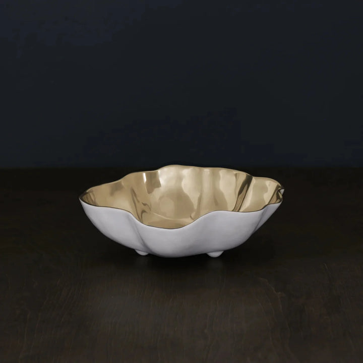 Beatriz Ball THANNI Soho Onyx Medium Bowl (White and Gold)
7940