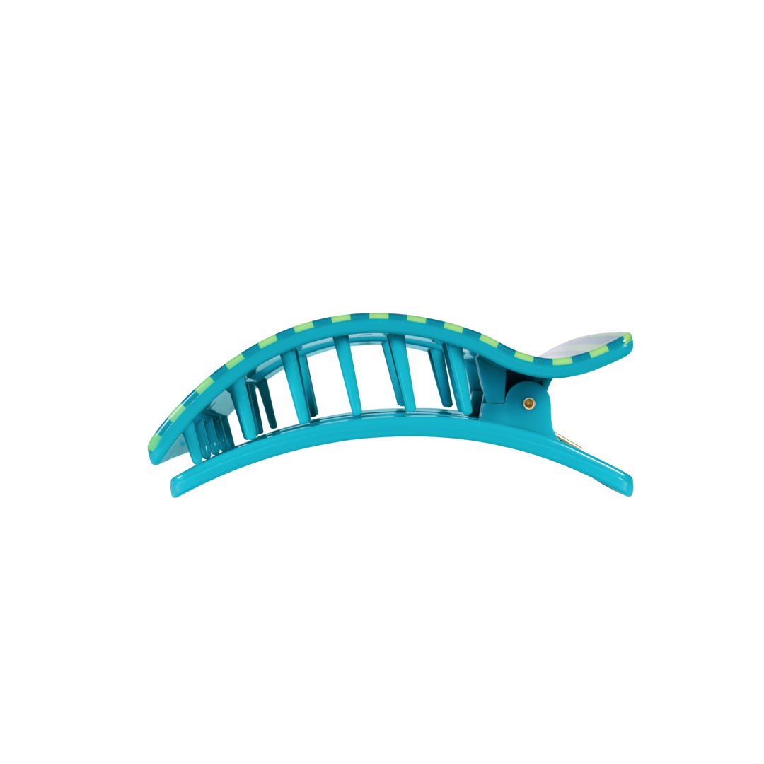 TELETIES - Cabana Cutie | Medium | Flat Rectangle Hair Clip