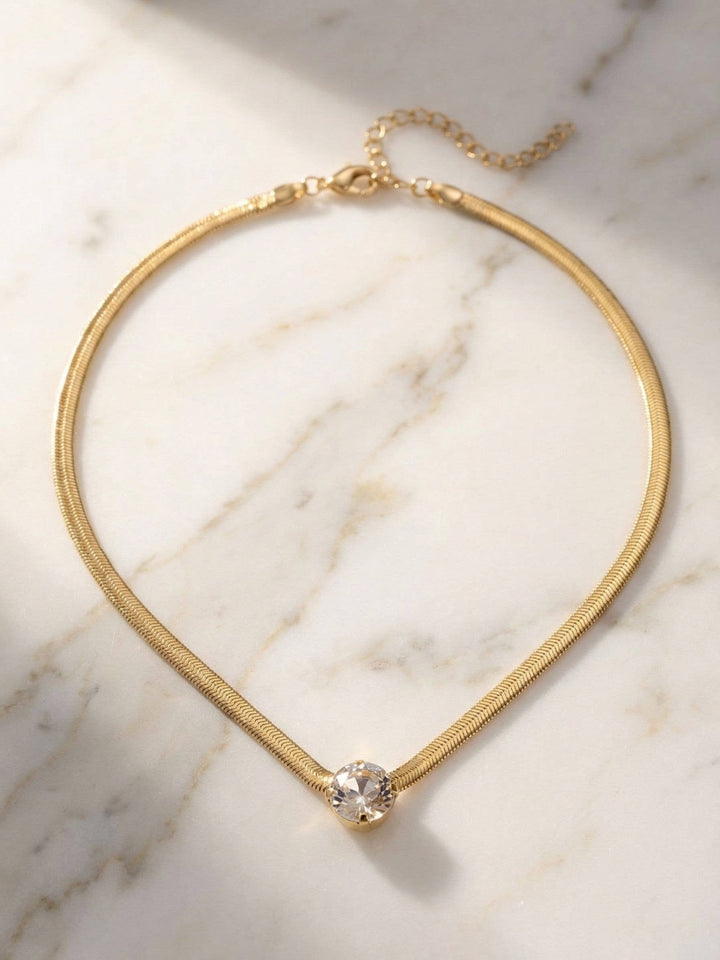 Rowan Pendant Necklace - NFP17BGCRY