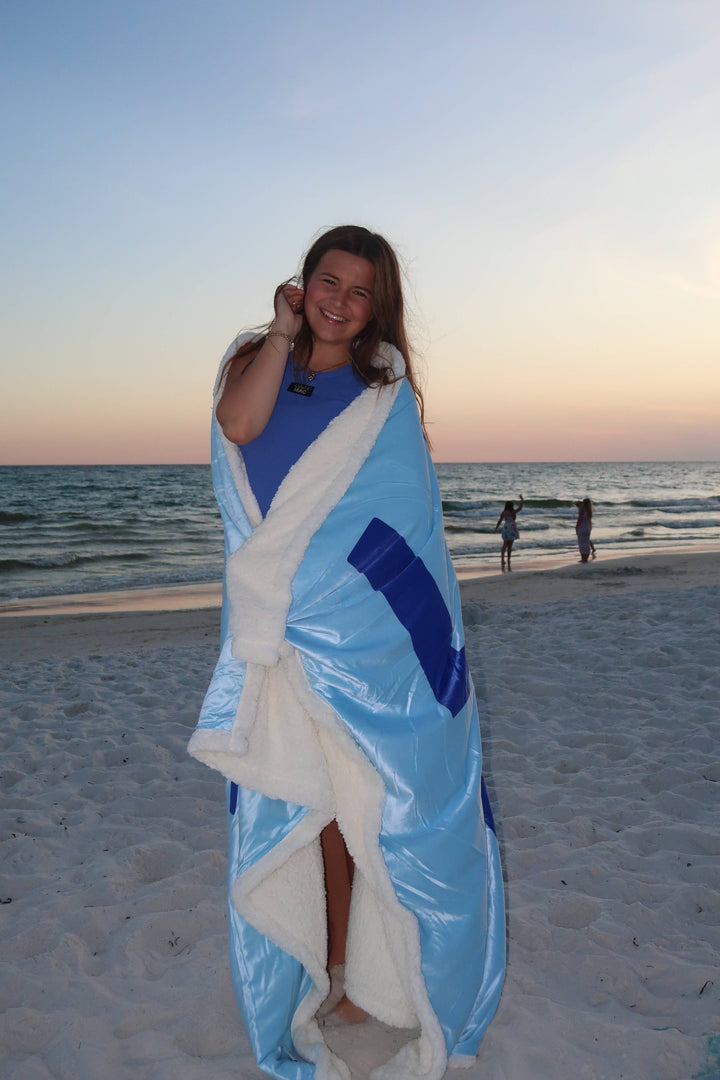 LULU MAC BLANKET BLUE