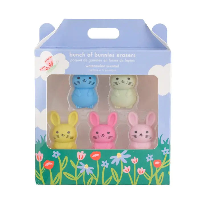 Bunnies Eraser Set