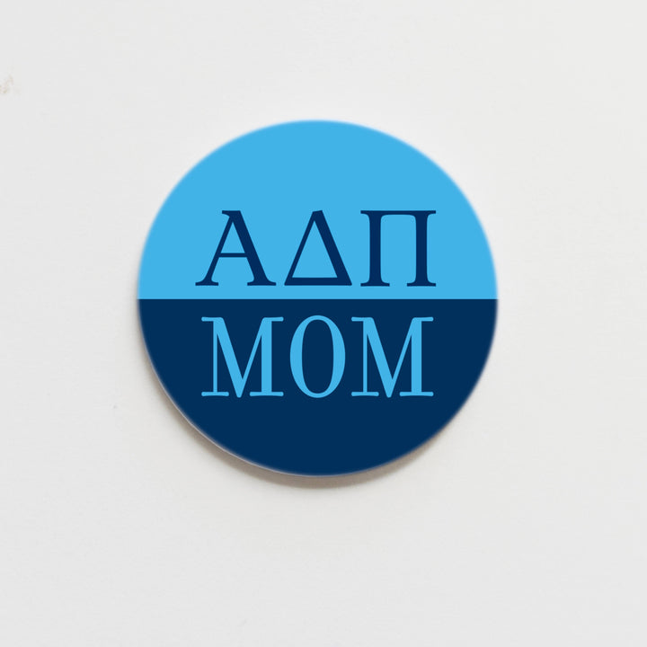 Good Vibez Collegiate - Alpha Delta Pi Parent Button - 2.25 inch