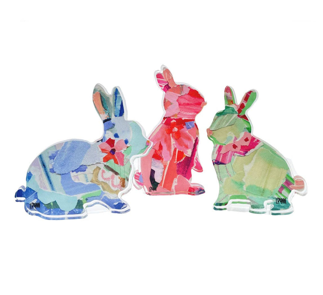 Lauren Dunn - Acrylic Bunnies In Color