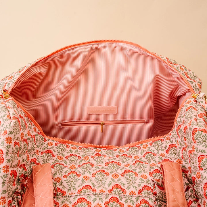 On-The-Go Quilted Weekender Bag-Everbloom Dusty Rose