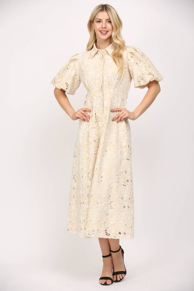 Eyelet Lace Dress