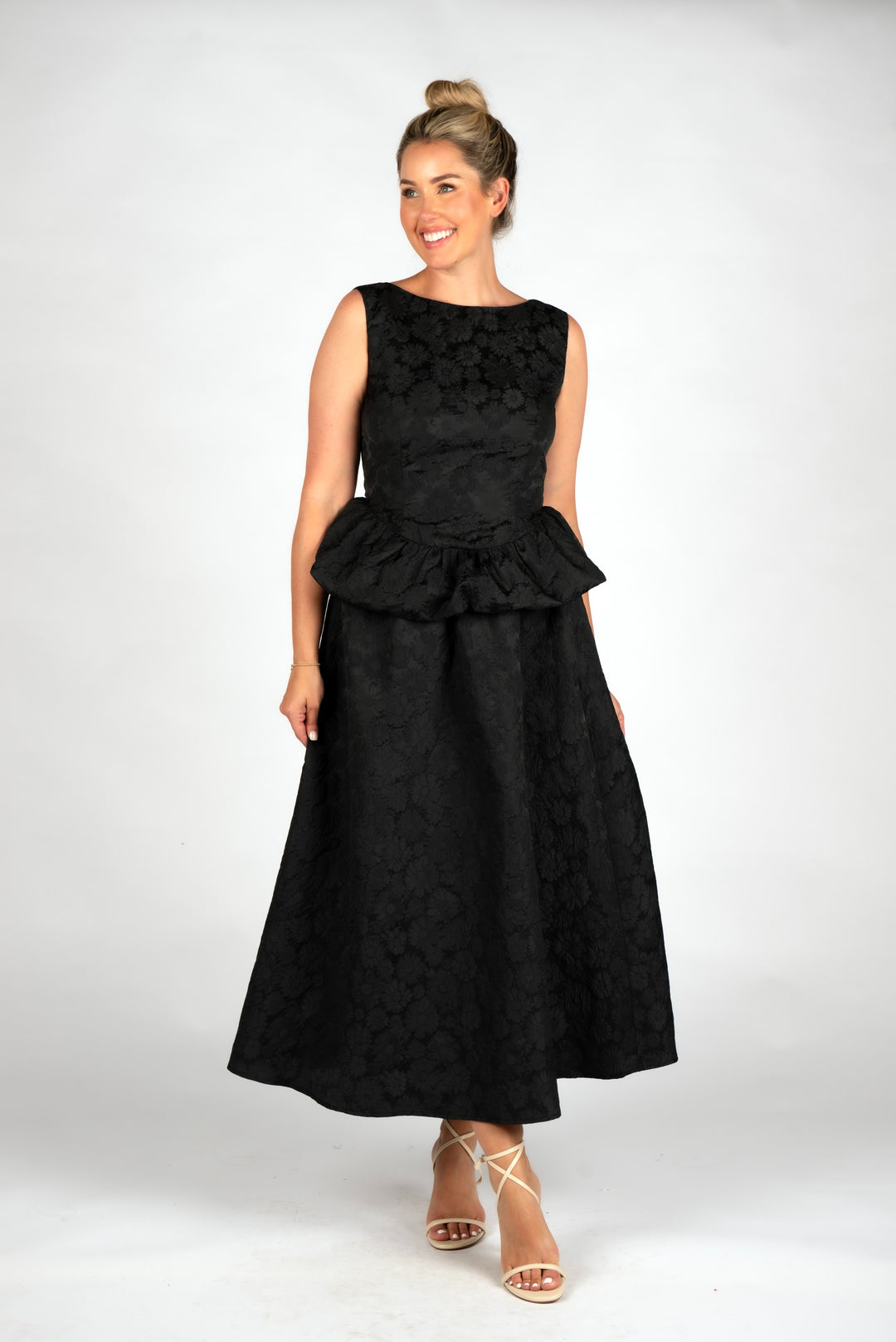 BLACK BROCADE