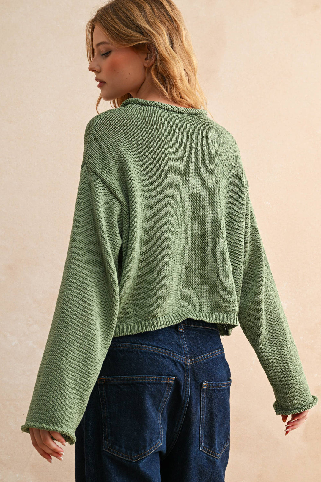 Light Weight Button Front Cardigan