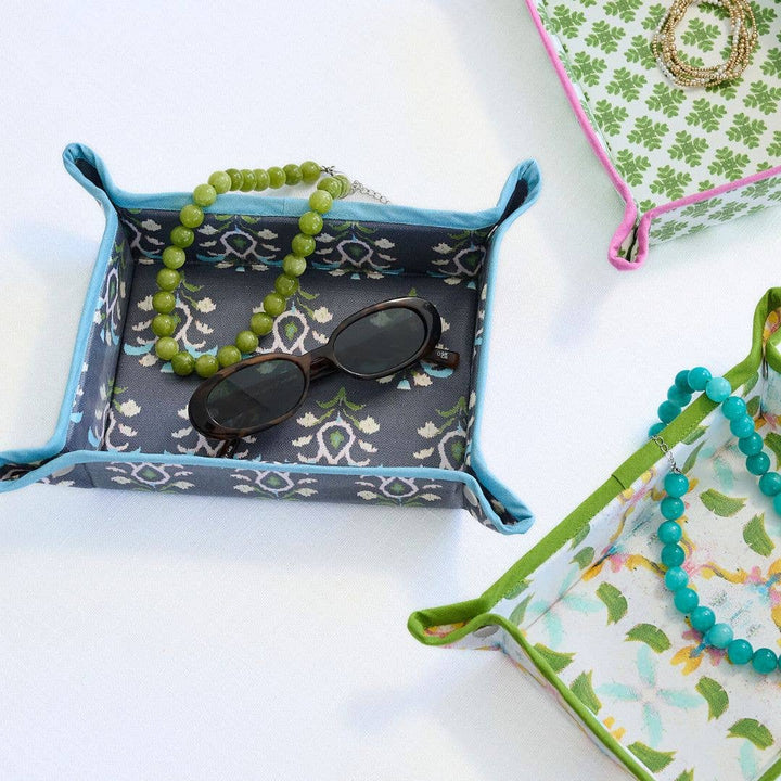 Laura Park Designs Rosemary Indigo Snap Tray