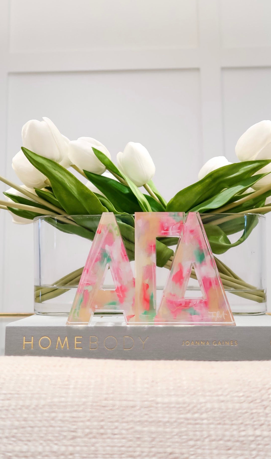 Greek Acrylic Letter Block