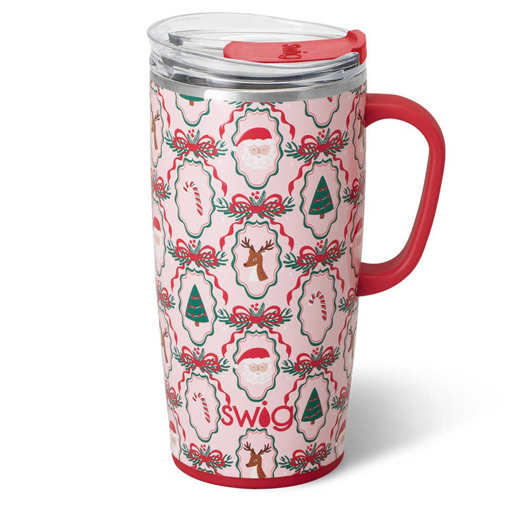 Christmas Cameos Travel Mug (22oz)