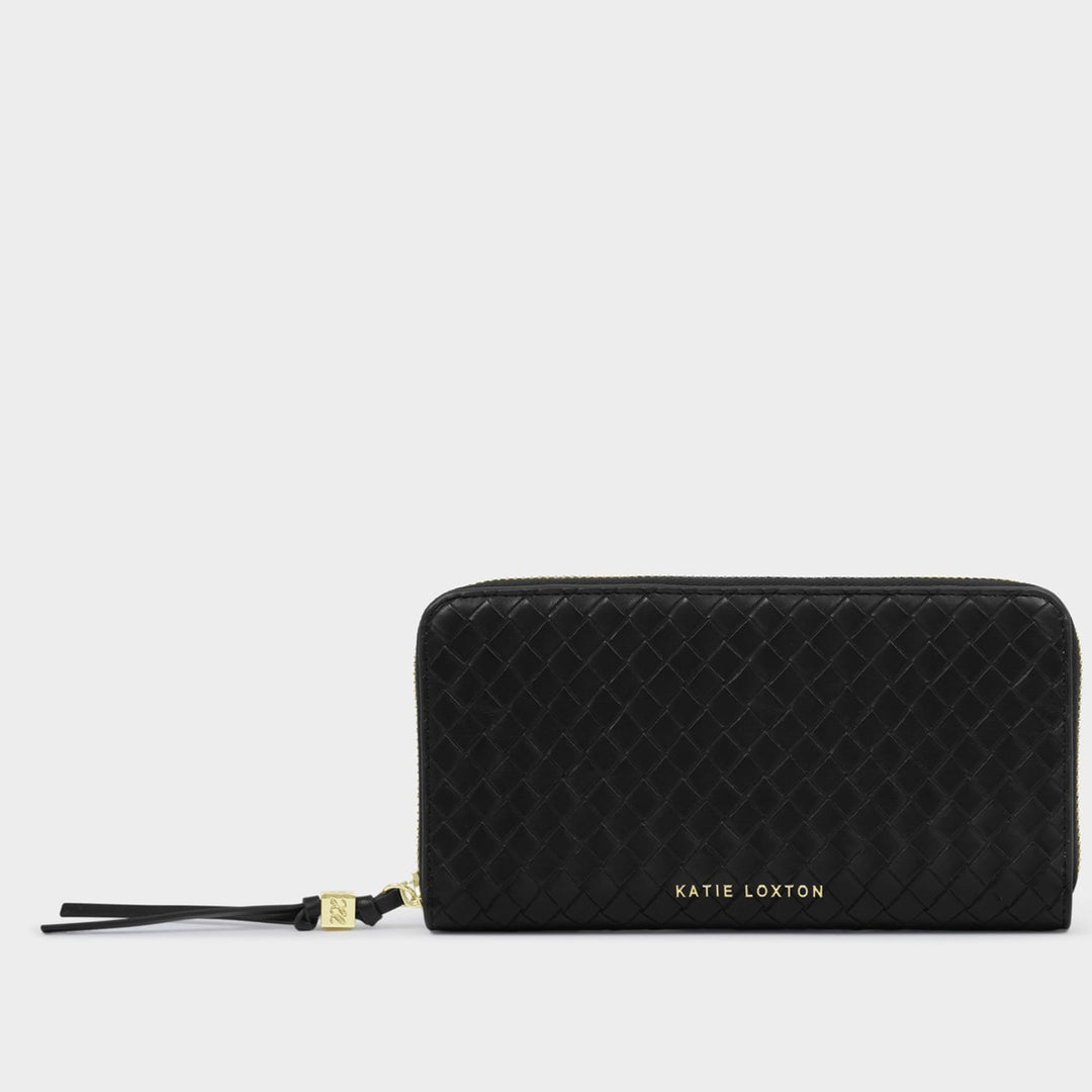 NOVA LARGE PURSE | Black | 4" x 7 7/8"