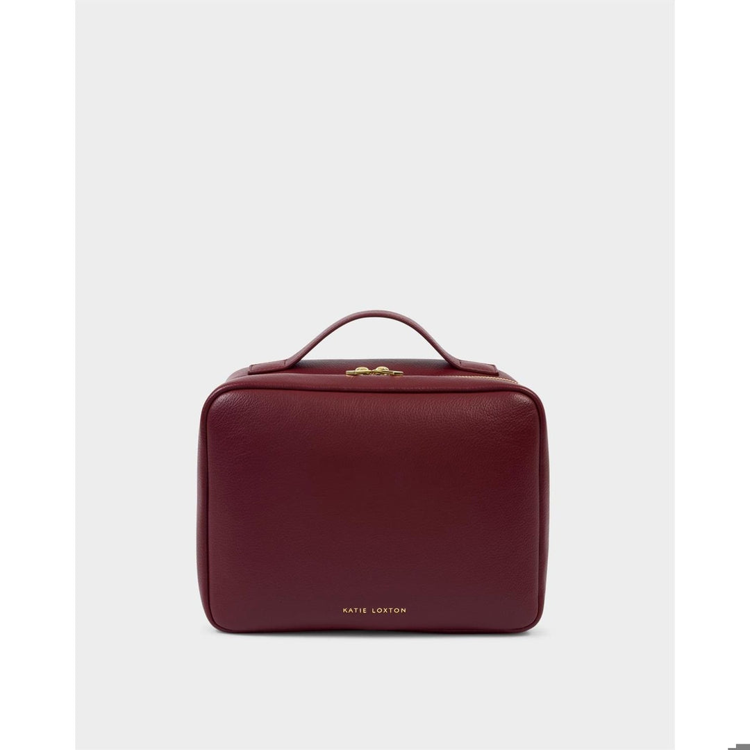 HANGING WASH BAG | RESET | REFRESH | RADIATE | RENEW | Cherry | 7" x 9 7/8" x 5 1/8"