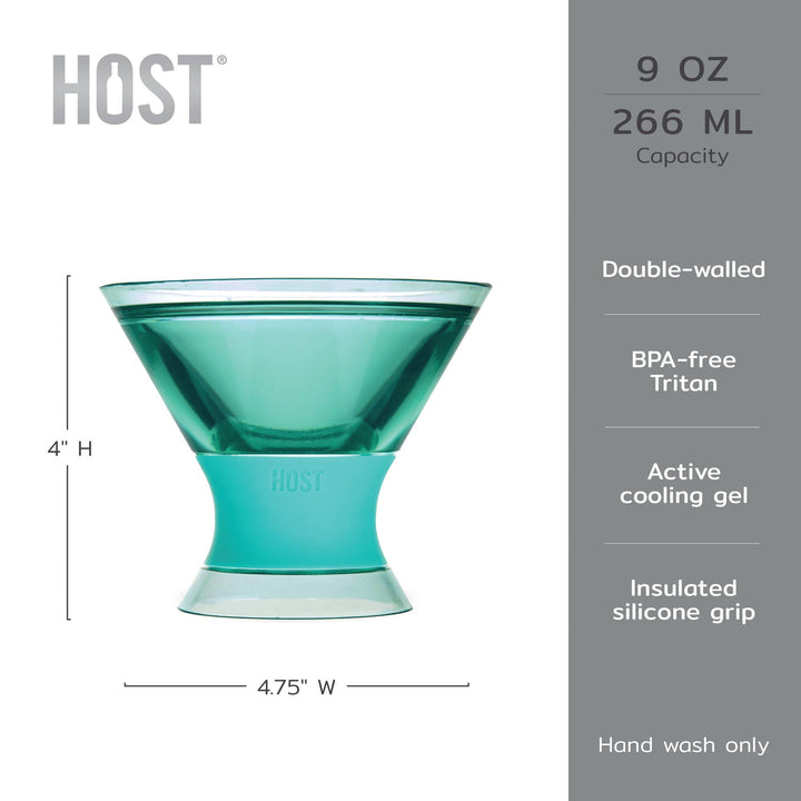 Martini FREEZE Cooling Cup in Vivid Colors