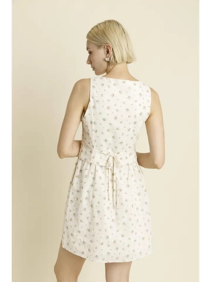 Floral Vest Mini Dress