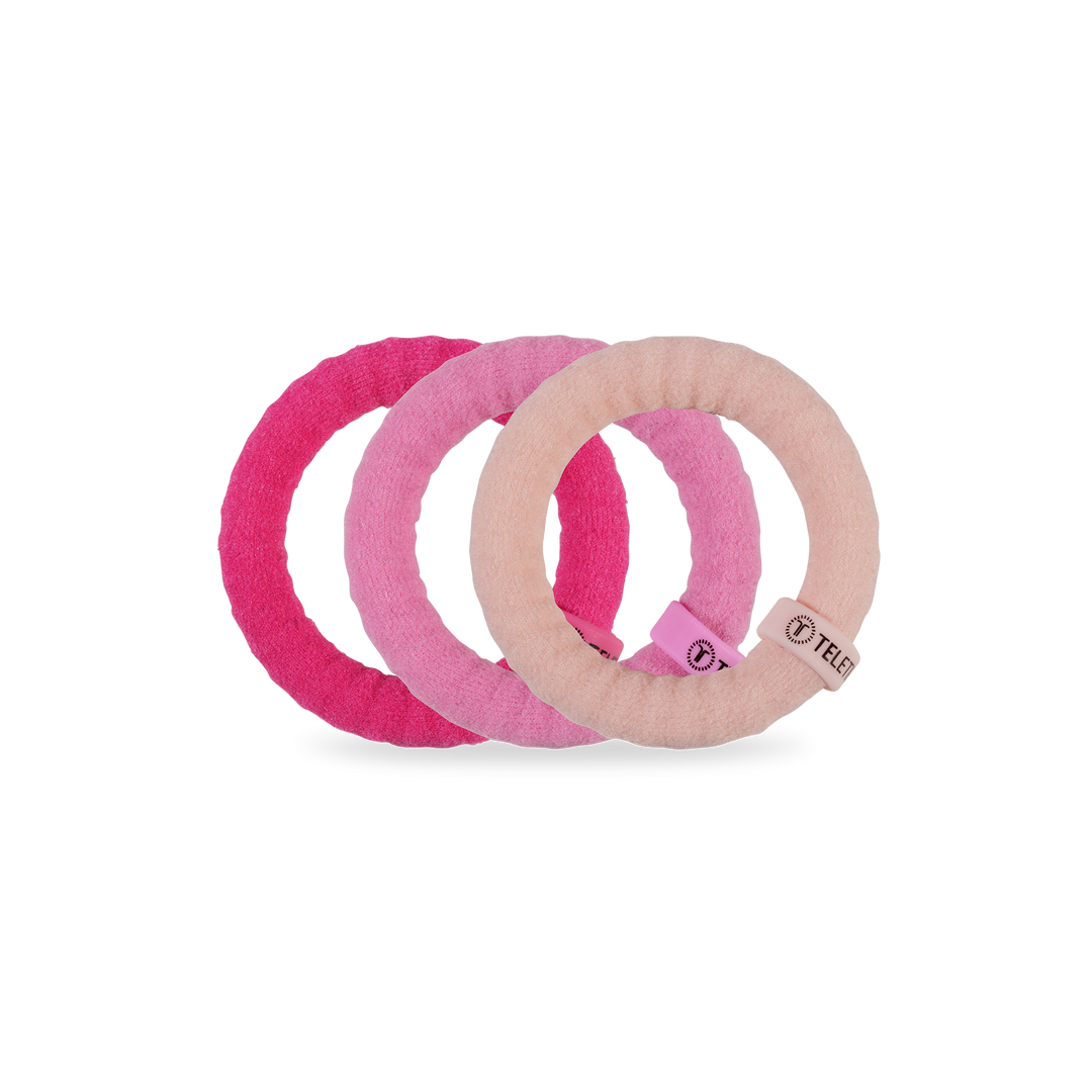 TELETIES - Nylon Hair Ties | Small | Kiss & Tell