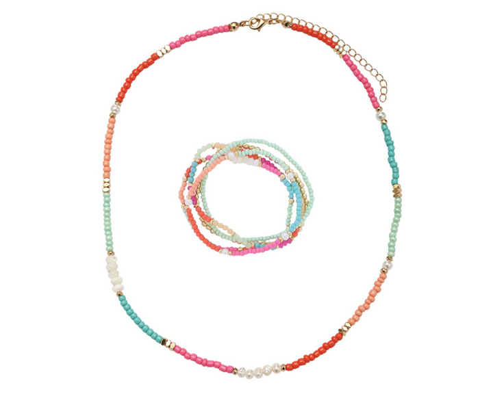 Kids Seed Multi Color Beaded Bracelet