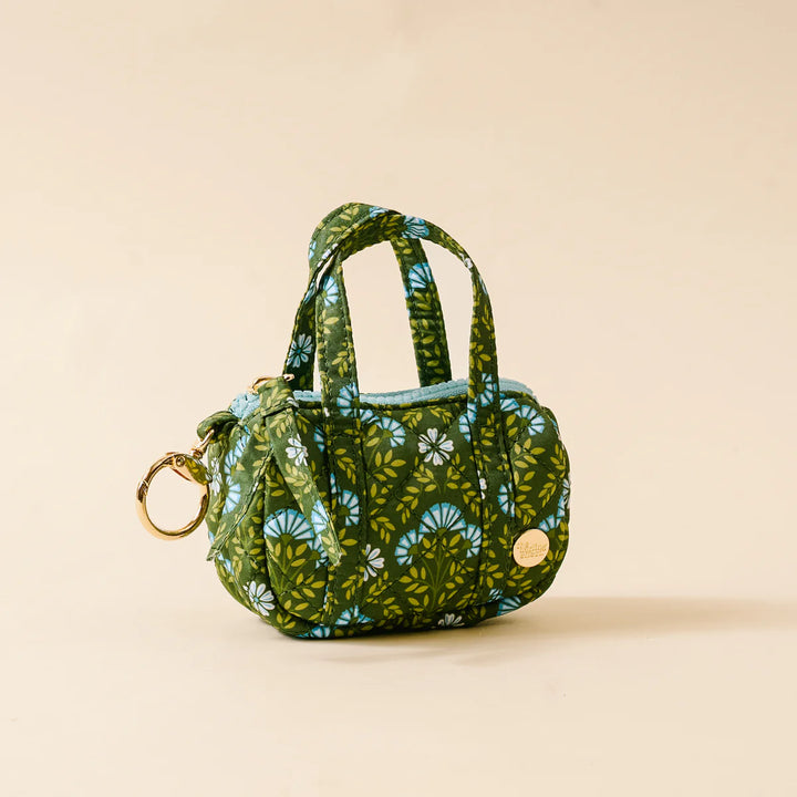 Itty Bitty Duffle Bag Charm-Everbloom Forest Green