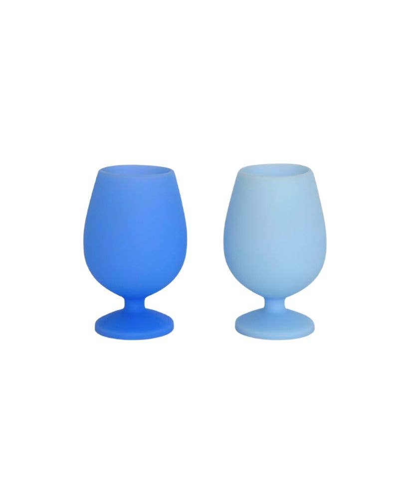 Porter Green - Sky + Kingfisher | Stemm | Silicone Unbreakable Wine Glasses