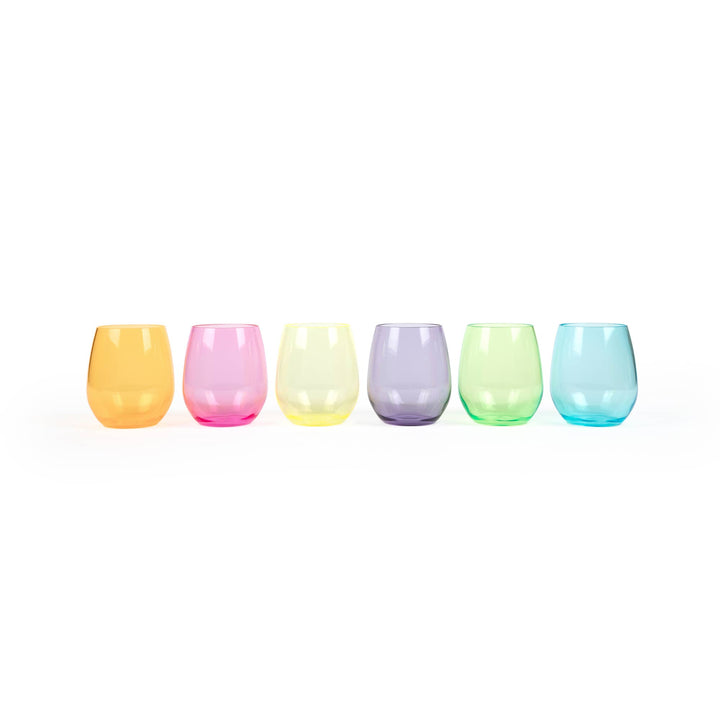 POP Acrylic Stemless Wine Glass