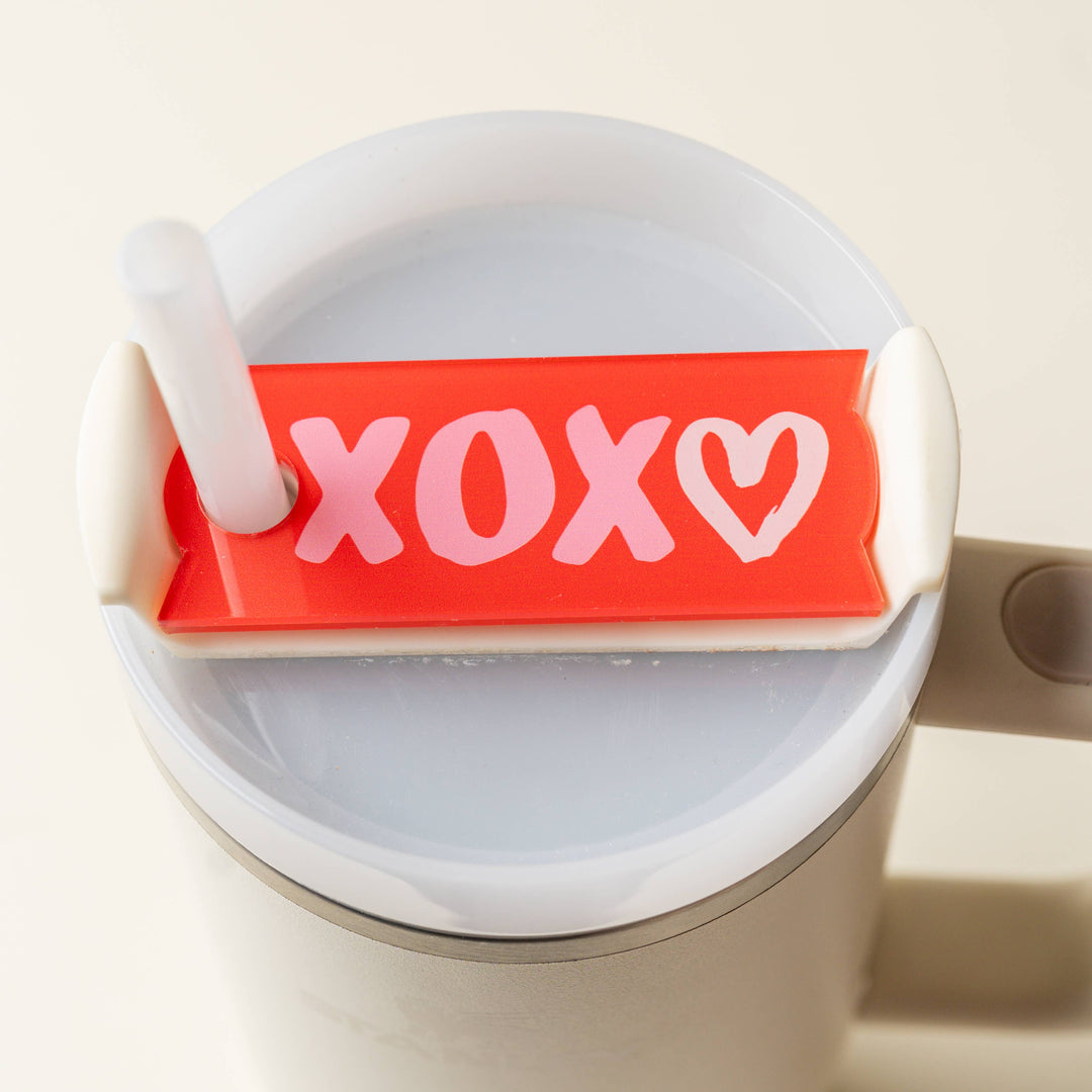 Tumbler Lid Tag-XOXO