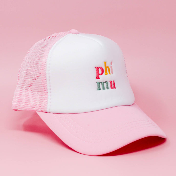 Greek Sorority Embroidered Trucker Hats