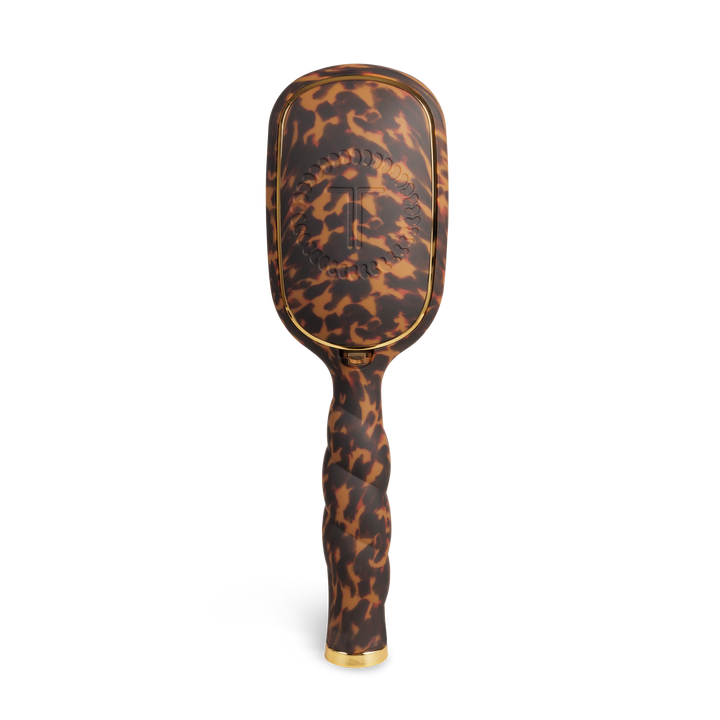 TELETIES - Detangler Hair Brush for Thick Hair - Tortoise
