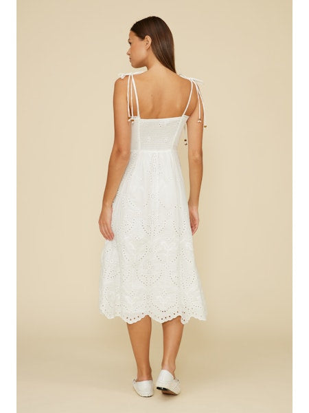 Marseline Eyelet Midi Dress