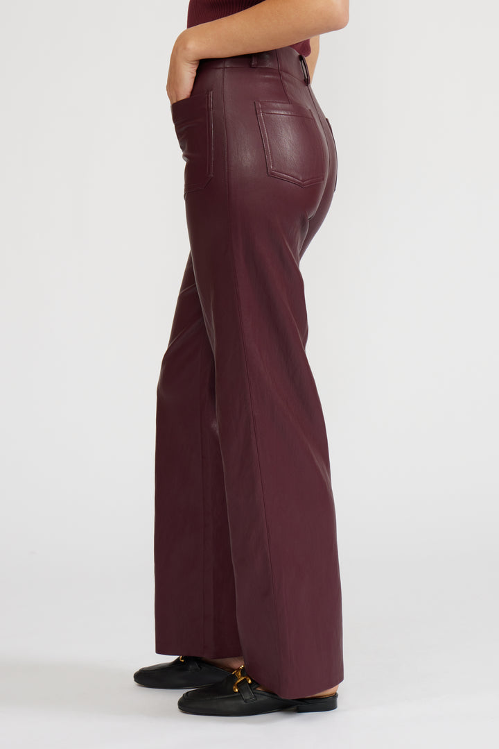 PA760-2 REEVE FAUX LEATHER PANT
