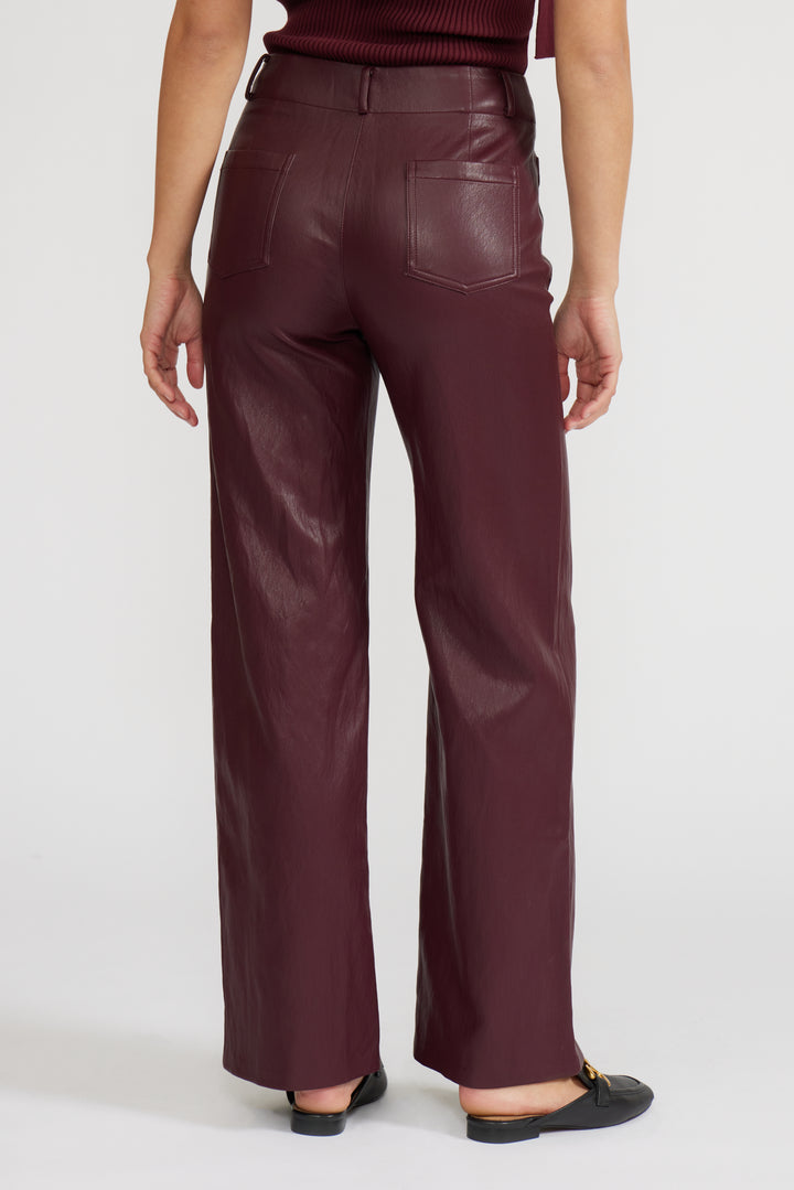 PA760-2 REEVE FAUX LEATHER PANT