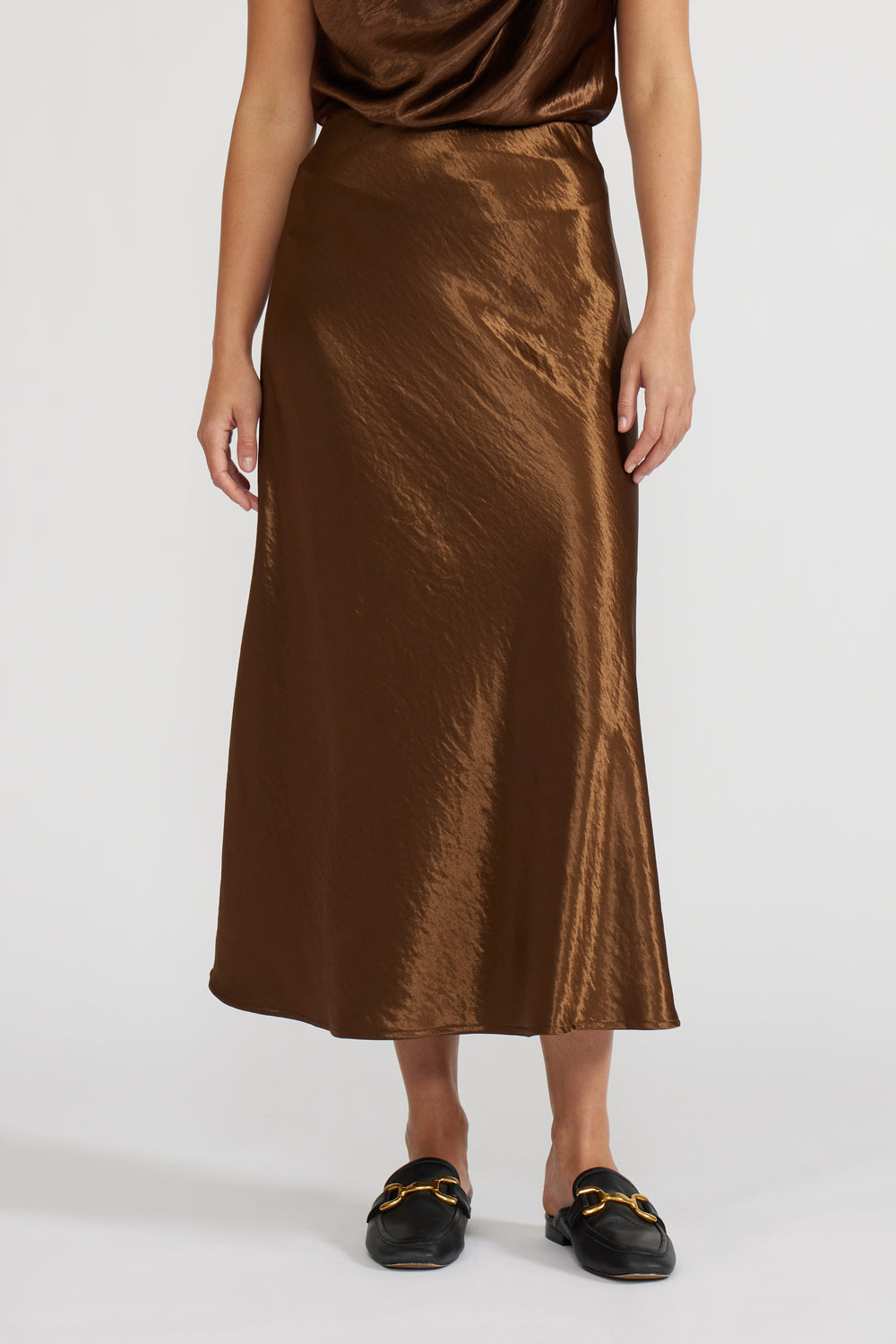SK4447 BARBARA SATIN SKIRT
