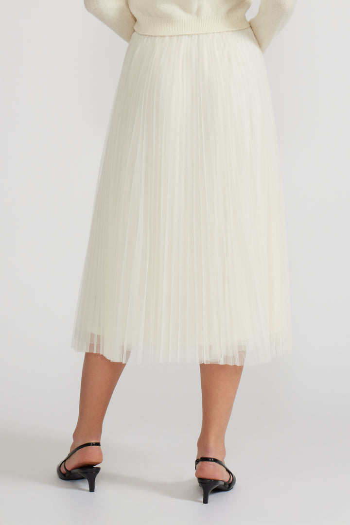 SK6035 SHARLENE PLEATED TULLE SKIRT