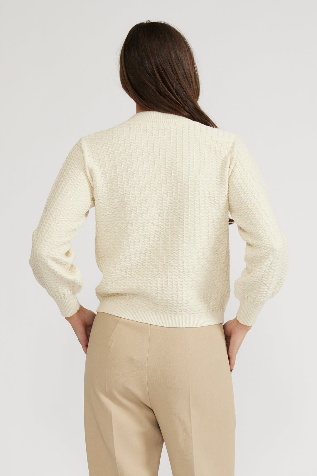 SW3266 BRITNEY TEXTURED KNIT TOP