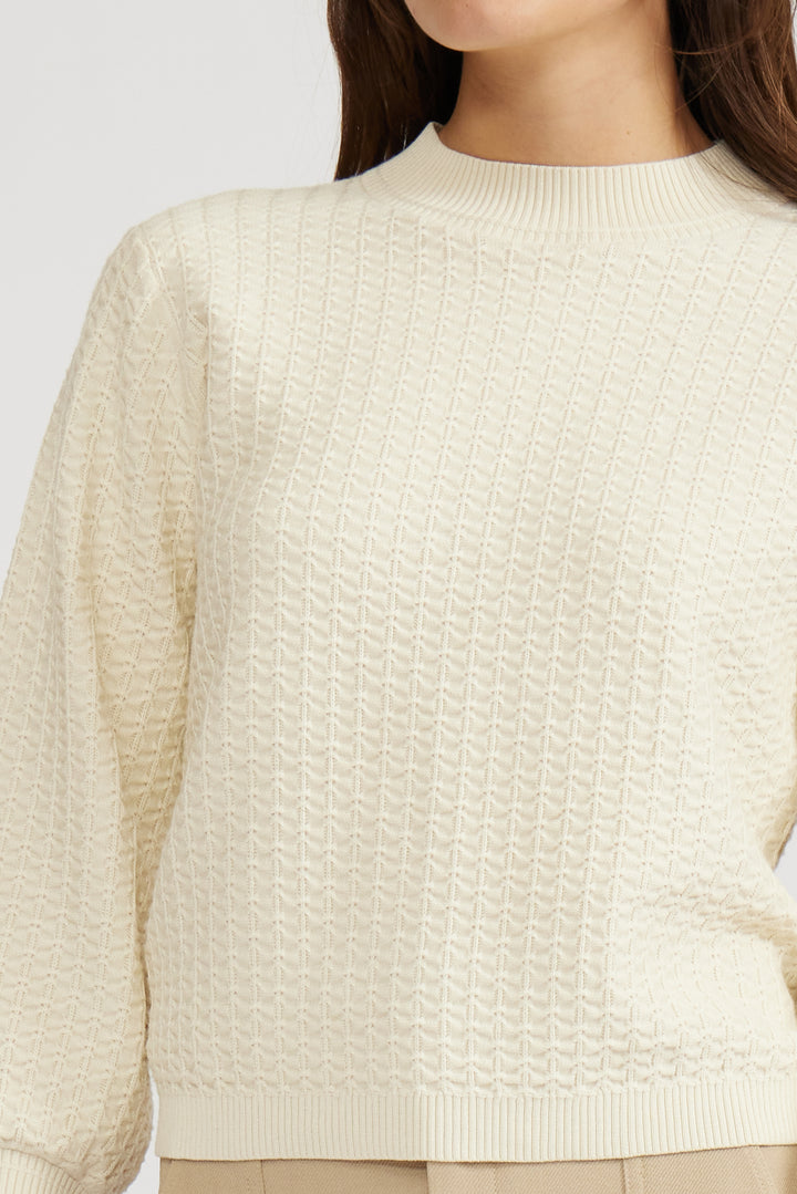 SW3266 BRITNEY TEXTURED KNIT TOP