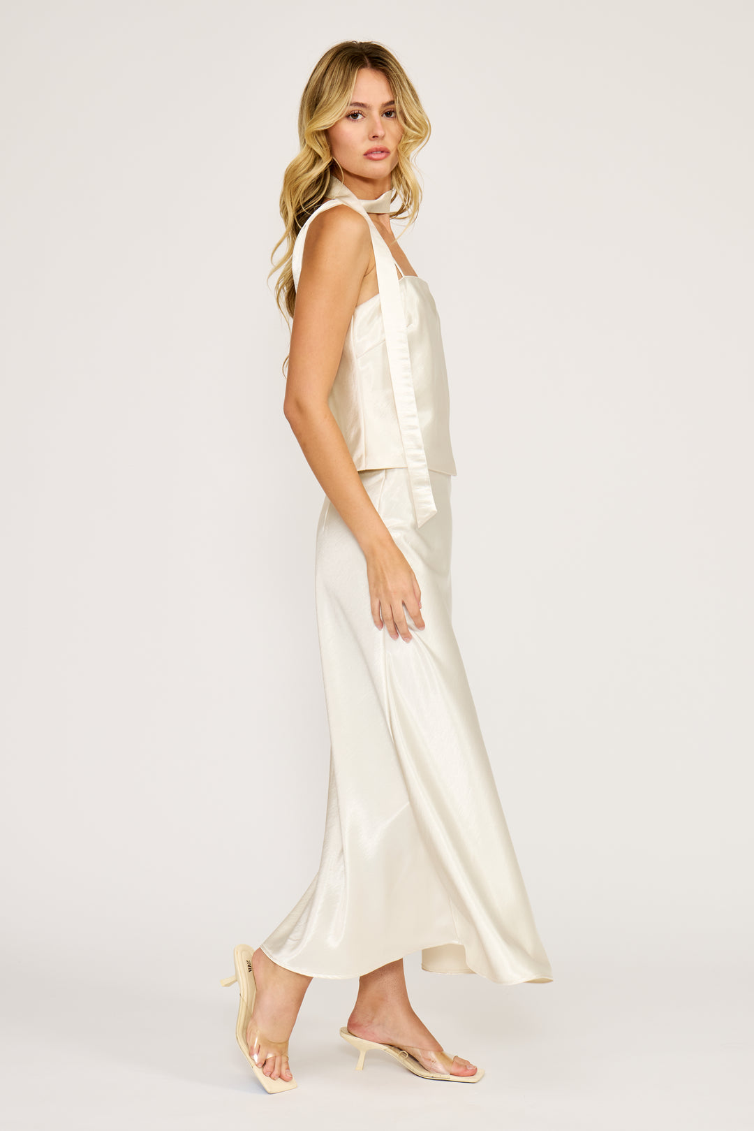 SK3433-1 FITZ MIDI SKIRT