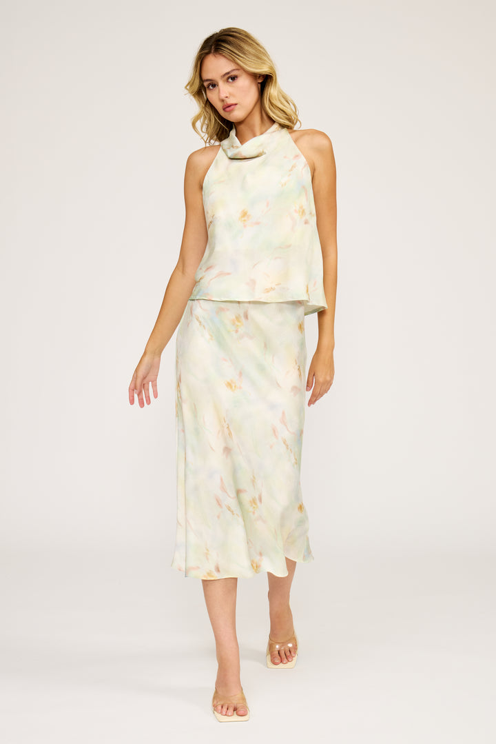 SK4447-2 BARBARA SATIN SKIRT
