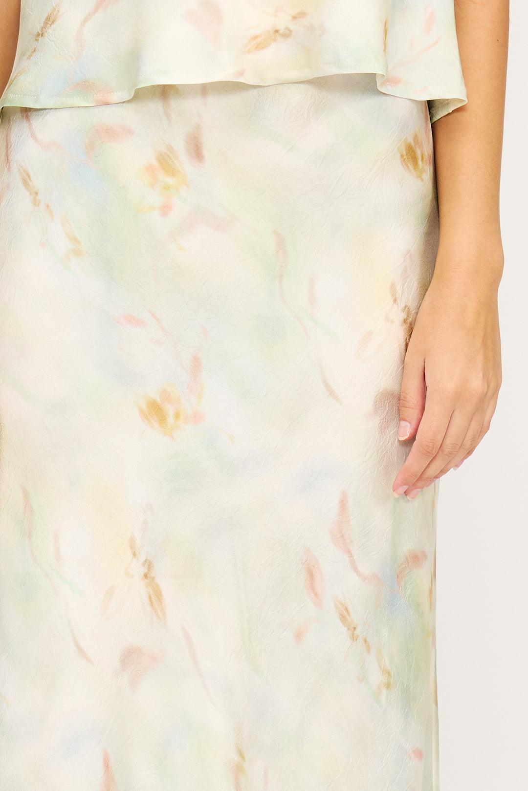 SK4447-2 BARBARA SATIN SKIRT