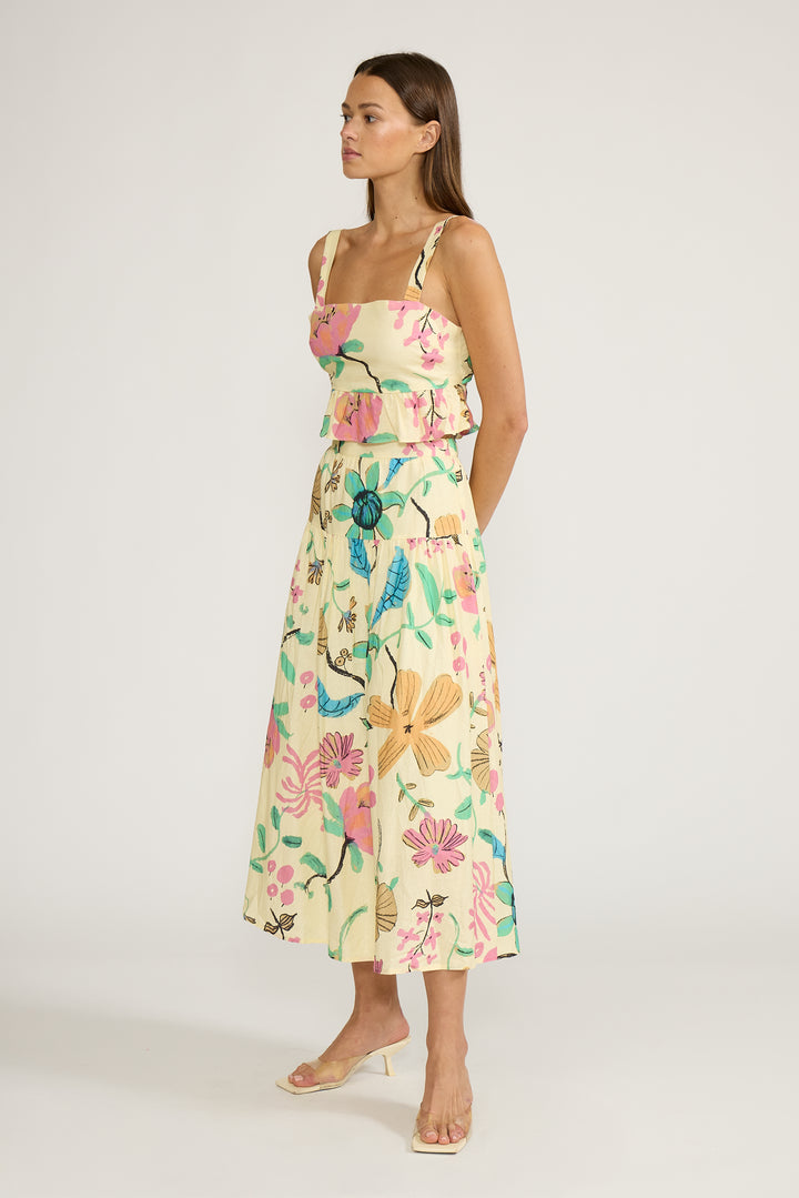 SK5288 BIANCA DROP WAIST SKIRT