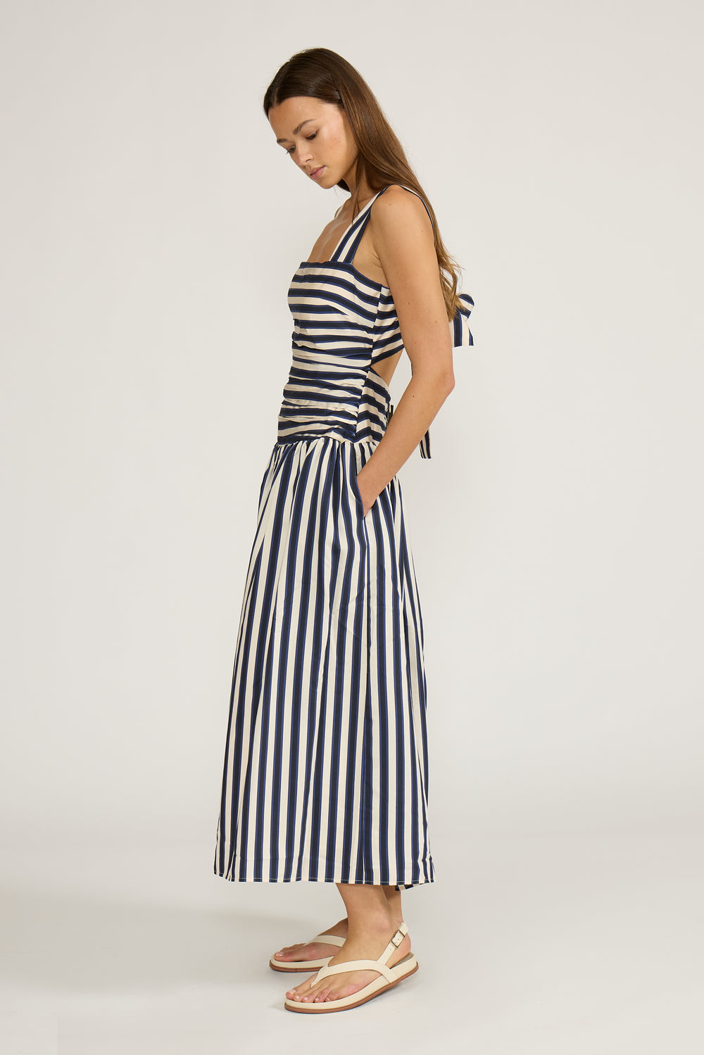DR5150 GEORGIE GATHERED DRESS